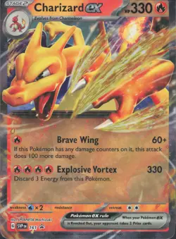 Pokemon TCG - Charizard ex - 161 - SV: Scarlet & Violet Promo Cards (SVP) - Image 1