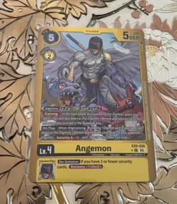 Digimon Card Game Angemon Limited Foil EX9-026 Versus Monsters - Image 1