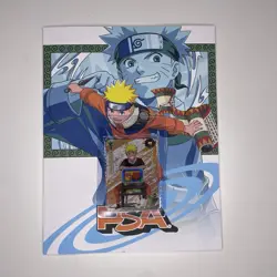 2025 PSA Magazine x Kayou Exclusive Naruto Uzumaki Promo Card & Base Cover Dec - Image 1