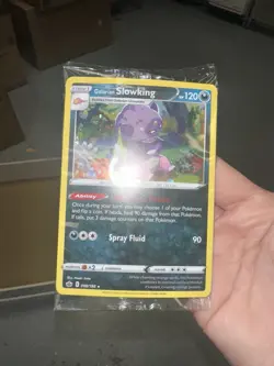 Galarian Slowking (Cosmos Holo) FART SWIRL 🌀098/198 SEALED PROMO Pokemon Card - Image 4
