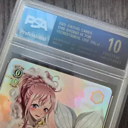SHOWERS SERIES ONE PIECE Waifu SHIRAHOSHI ACG Gold Foil PSA Card Slab SB84 - Image 3