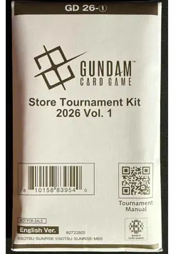 Gundam Card Game Store Tournament Kit 2026 Vol 1 English SEALED - Image 1