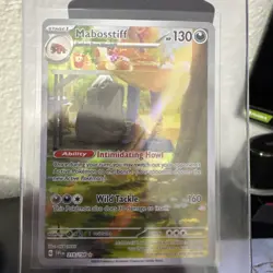 Mabosstiff 218/198 SV01 Scarlet & Violet Base Set Full Art Secret Rare Holo Card - Image 1