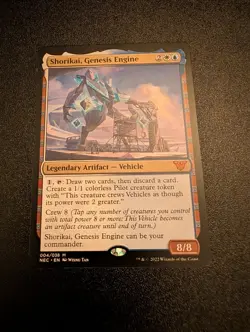 MTG Shorikai, Genesis Engine #4 Mythic Commander: Kamigawa: Neon Dynasty - Image 1