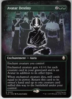 MTG Avatar Destiny (Borderless) Normal NM Avatar: The Last Airbender Magic 333 - Image 1