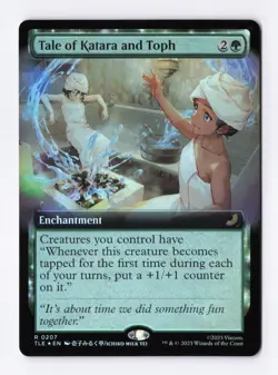 Tale of Katara and Toph (Extended Foil) MTG Avatar: Last Airbender Eternal-Legal - Image 1