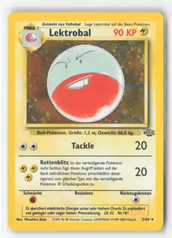 #Electrode (2) #02/64 Holo Rare Near Mint or Better Pokemon German - Image 1