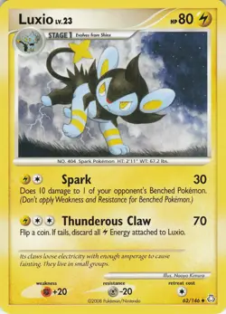 Luxio 62/146 Legends Awakened Uncommon Normal Pokemon TCG - Image 1