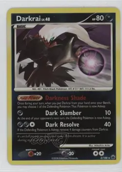 Darkrai Holo Pokemon Diamond & Pearl Majestic Dawn #3 2008 - Image 1