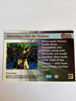 2001 Topps Pokemon Johto League Screen Snaps! Spinning a Web for Thieves SNAP15 - Image 2