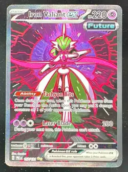 2025 Pokemon SV Prismatic Evolutions - PRE EN #157/131 Iron Valiant ex - Image 1