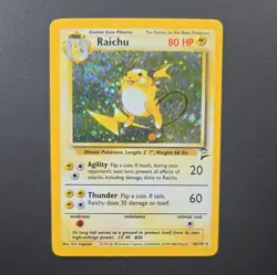 Pokemon Base Set 2 Raichu Holo 016/130 LP - Image 1