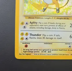 Pokemon Base Set 2 Raichu Holo 016/130 LP - Image 2