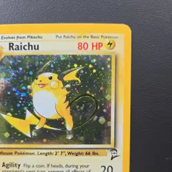 Pokemon Base Set 2 Raichu Holo 016/130 LP - Image 4