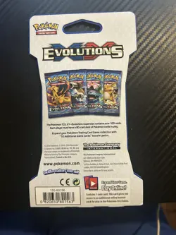 2016 Pokemon TCG XY Evolutions Sleeved Booster Blister Pack Blastoise NEW - Image 2