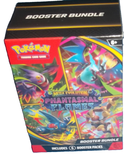 POKEMON TCG: MEGA EVOLUTION PHANTASMAL FLAMES BOOSTER BUNDLE (6 BOOSTER PACKS) - Image 3