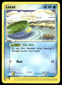Pokemon TCG Sandstorm #66/100 Lotad LP+ - Image 1