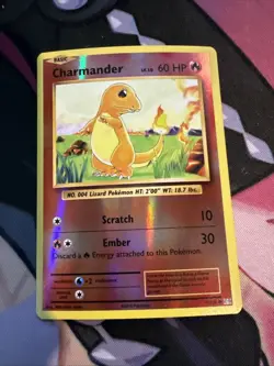 Pokemon TCG XY Evolutions LP Reverse Holo Charmander 9/108 - Image 1
