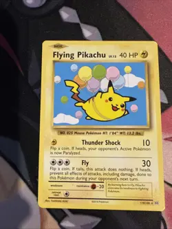 Pokemon TCG XY Evolutions LP Flying Pikachu 110/108 - Image 1