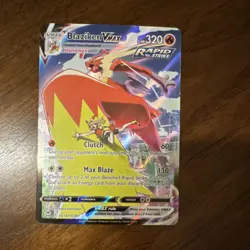 Pokemon Blaziken VMAX TG15/TG30 Ultra Rare Full Art Holo Silver Tempest - Image 1