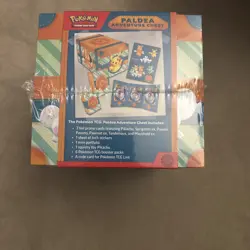 POKEMON TCG PALDEA Adventure Chest Factory Sealed Box-6 Packs, 7 Foil Promos - Image 5