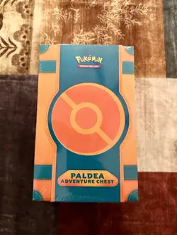 Pokemon Paldea Adventure Chest TCG Sealed Box Fast Shipping! - Image 1