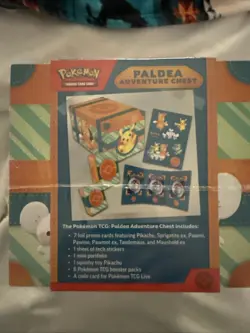 Pokemon TCG Paldea Adventure Chest Box Brand New Factory Sealed - Image 3