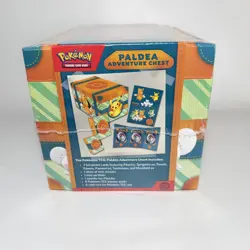 Pokemon TCG Paldea Adventure Chest Squishy Toy Booster Packs Box Factory Sealed - Image 3