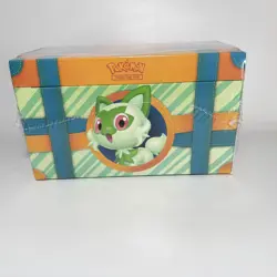 Pokemon TCG Paldea Adventure Chest Squishy Toy Booster Packs Box Factory Sealed - Image 4