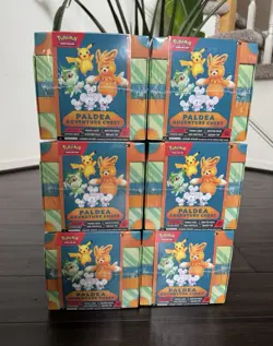 Pokemon TCG: Paldea Adventure Chest Box FACTORY SEALED - LOT OF 6 820650856082 - Image 2