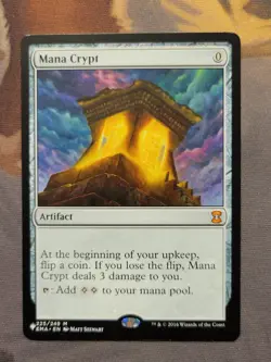 1x Mana Crypt - The List: Eternal Masters Mythic MTG NM - Image 1
