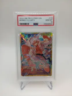 One Piece Monkey D. Luffy PRB01 SEC OP05-119 PSA 10 - Image 1