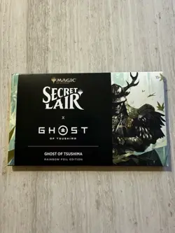 Magic The Gathering Secret Lair x Playstation Ghost of Tsushima FOIL Sealed - Image 1