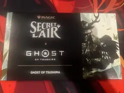 Magic the Gathering Secret Lair x Playstation Ghost of Tsushima NON-FOIL Sealed. - Image 2