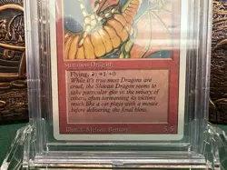 Shivan Dragon - MTG - 3rd Edition Revised. BGS 9 Mint. Quad ++ Old School 94 - Image 3