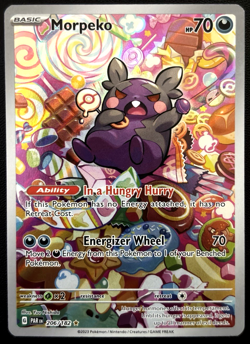 Morpeko 206/182 Illustration Rare Pokemon TCG SV04: Paradox Rift Nm - Image 1