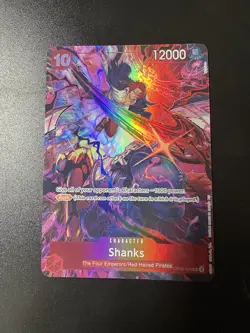 OP09-004 Shanks (2nd Anniversary Alt) ONE PIECE Card TCG NM English - Image 1