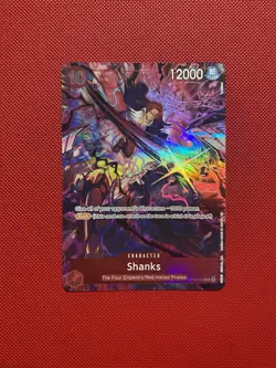 OP09-004 Shanks (2nd Anniversary Alt) ONE PIECE Card TCG NM English - Image 1
