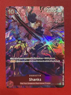 OP09-004 Shanks (2nd Anniversary Alt) ONE PIECE Card TCG NM English - Image 2