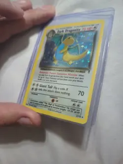 Pokemon TCG Dark Dragonite Holo Rare Card 5/110 WOTC Legendary Collection MP - Image 2