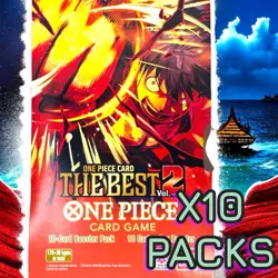 One Piece | Premium Booster THE BEST Vol. 2 | PRB02 | Sleeved Booster Pack (x10) - Image 1