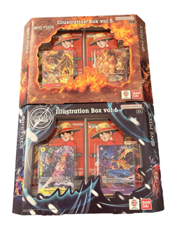 One Piece Illustration Box Vol 5 + Vol 6 - PRB-02 & OP-13 - 8 Booster Packs - Image 1