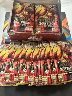 Lot Of 50 One Piece TCG - PRB-02 - Booster Packs - English - Image 1