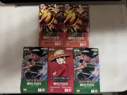 Lot of 5 One Piece TCG 2x PRB-02 / 2x OP-12 / 1x OP-13 - Image 1