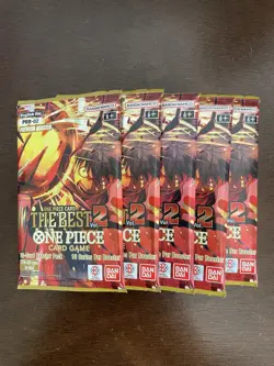 One Piece The Best Vol. 2 PRB-02 Five 5 Premium Booster Packs Lot English B - Image 1