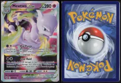 MEWTWO VSTAR 031/078 HOLO RARE VSTAR POKEMON GO POKEMON - Image 3