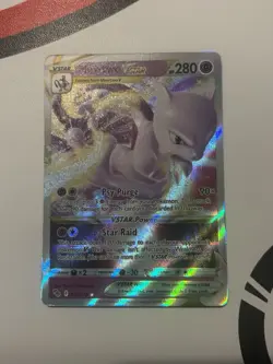 Pokemon Mewtwo VSTAR Holo Ultra Rare TCG Card 031/078 Pokemon Go Near Mint Mint - Image 1