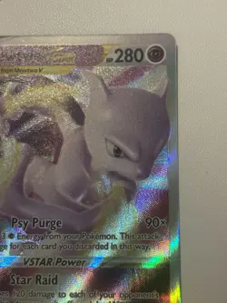 Pokemon Mewtwo VSTAR Holo Ultra Rare TCG Card 031/078 Pokemon Go Near Mint Mint - Image 3