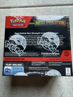 2025 Pokemon TCG Mega Evolution Enhanced Booster Box New Factory Sealed - Image 2