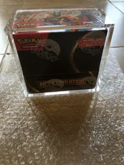 Mega Evolution Enhanced Booster Box New And Sealed WITH Acrylic Case Pokemon TCG - Image 1